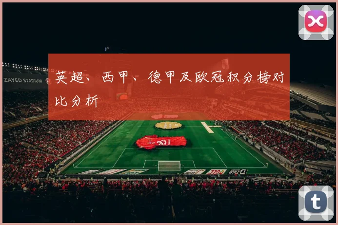 英超、西甲、德甲及欧冠积分榜对比分析